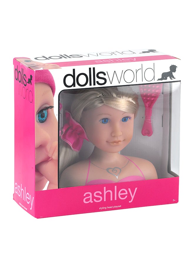 Ashley Fashionable Styling Head Play Set – Premium Quality Hair Styling Toy for Kids, Endless Styling Fun, Elegant Design, Perfect Gift for Kids Girls Aged 3+