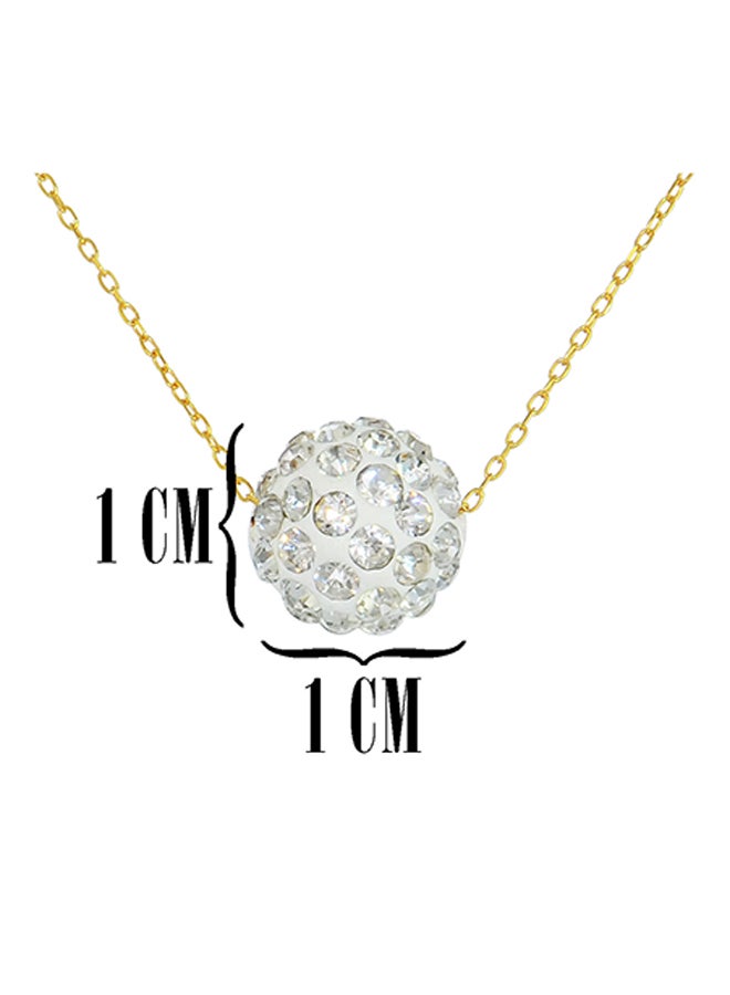 Vera Perla - 10k Gold Crystal Necklace - Image 1