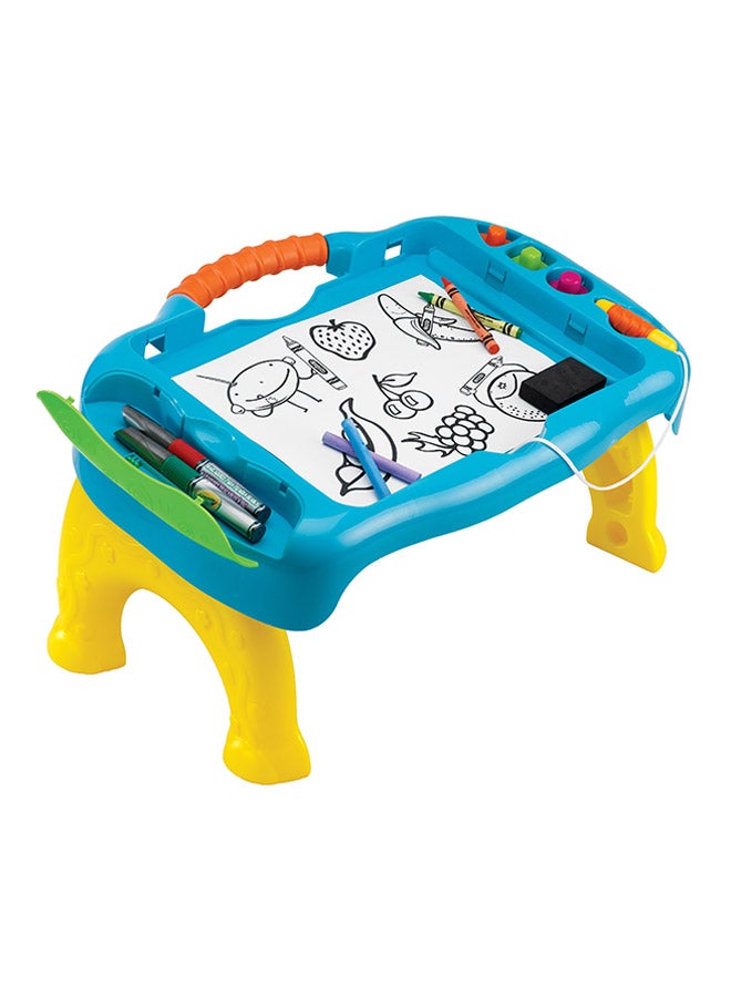 Crayola - Sit N Draw Travel Table 21.1x 21.1x 18.3cm - Image 1