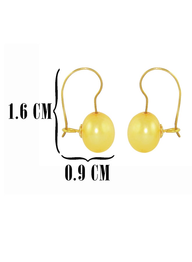 Vera Perla - 18 Karat Gold Pearl Earrings - Image 1