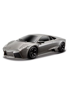 1:24 Scale Lamborghini Reventon Street Series Grey RC Remote Control Vehicle 27Mhz Gift for Kids Girls & Boys Electric Powered High Speed Vehicle for All Ages 26.7x13.3x11.1cm