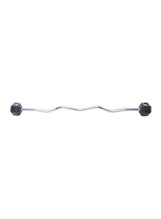 TA SPORTS Hex Barbell With Curl Bar - 10kg - Image 1
