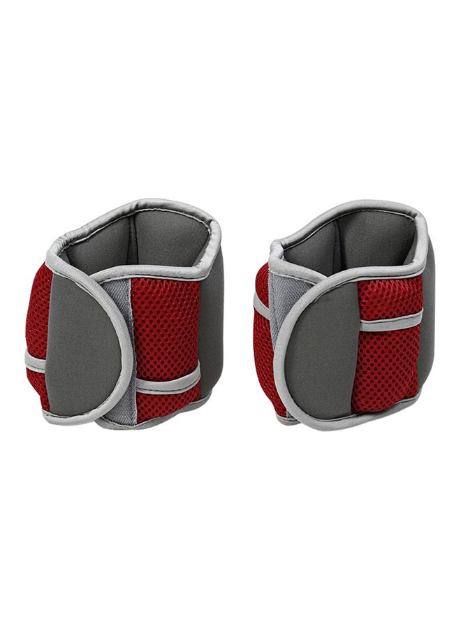 TA SPORTS Set Of 2 Ankle And Wrist Weight Bands - 1kg - Image 2