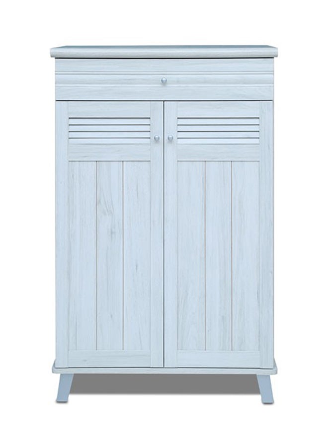Pan Home 2-Door Nesko Shoe Cabinet With Drawer White  - Image 1
