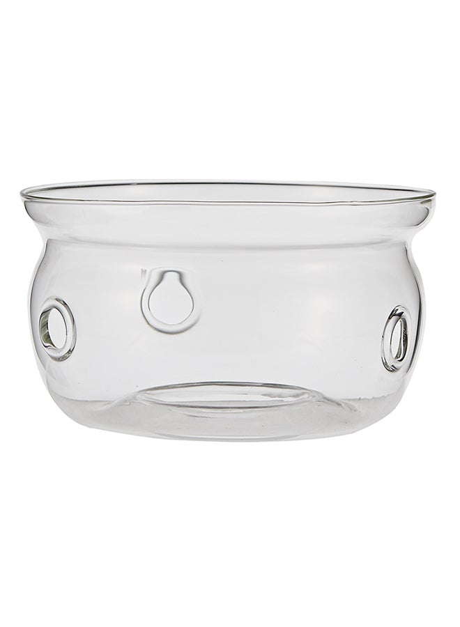 Goldedge Glass Teapot Burner With 6 Glasses Set Clear 800ml - Image 3