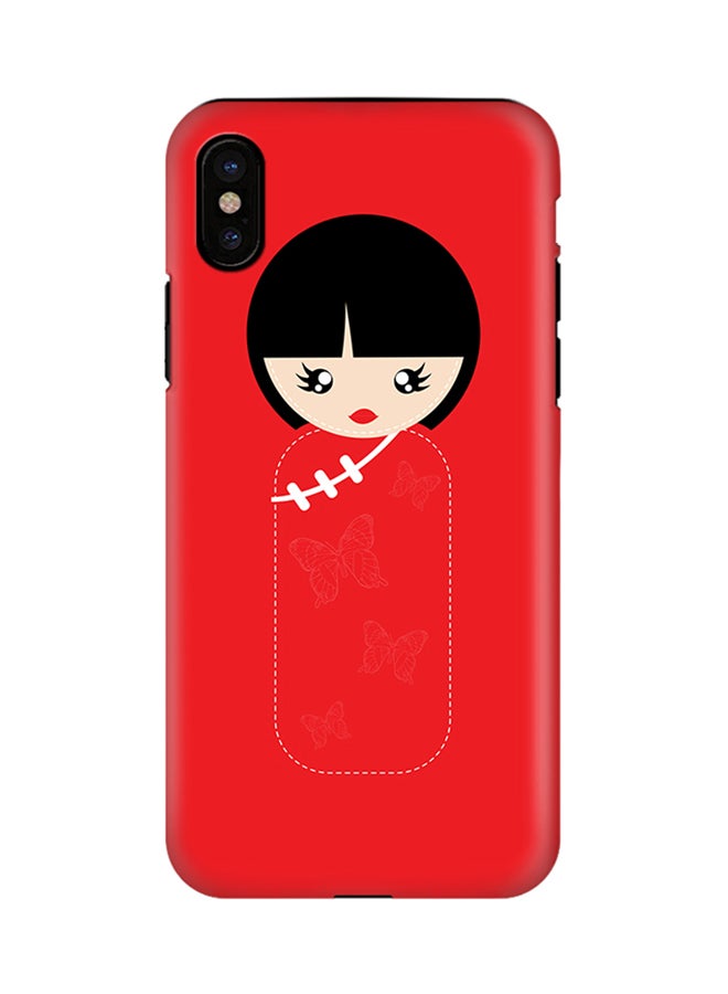 Stylizedd Polycarbonate Dual Layer Tough Case Cover Matte Finish For Apple iPhone X Chinese Doll  - Image 1