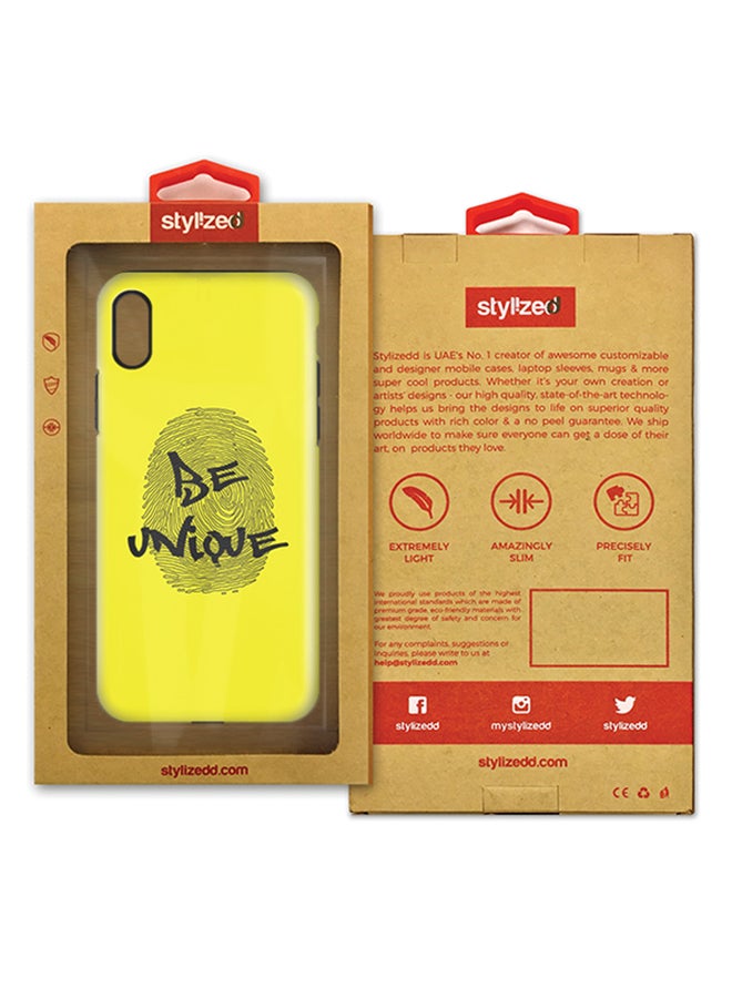 Stylizedd - Polycarbonate Dual Layer Tough Case Cover Matte Finish For Apple iPhone X Be Unique - Image 1