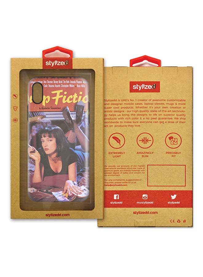 Stylizedd Polycarbonate Dual Layer Tough Case Cover Matte Finish For Apple iPhone X Pulp Fiction - Image 2