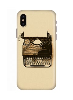 Polycarbonate Slim Snap Case Cover Matte Finish For Apple iPhone X Typewriter