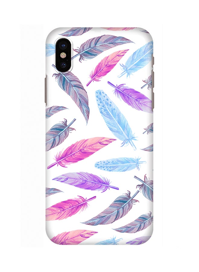 Stylizedd Polycarbonate Slim Snap Case Cover Matte Finish For Apple iPhone X Feather Colors - Image 1