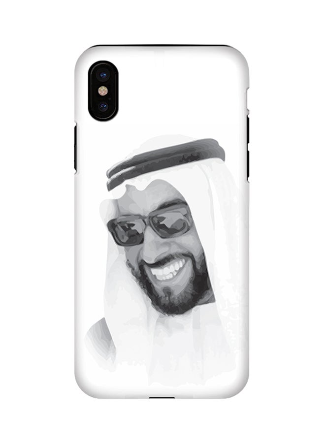 Stylizedd Polycarbonate Dual Layer Tough Case Cover Matte Finish For Apple iPhone X Zayed, Our Father - Image 1