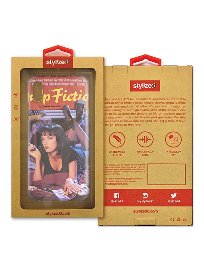 Stylizedd - Polycarbonate Slim Snap Case Cover Matte Finish For Apple iPhone X Pulp Fiction - Image 1