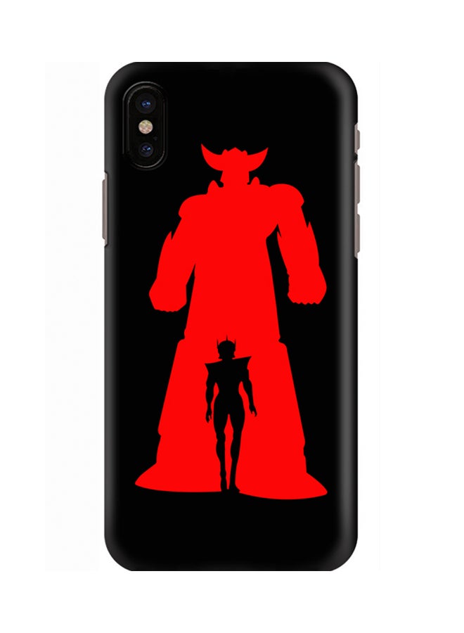 Stylizedd Polycarbonate Slim Snap Case Cover Matte Finish For Apple iPhone X Grendizer Black - Image 1