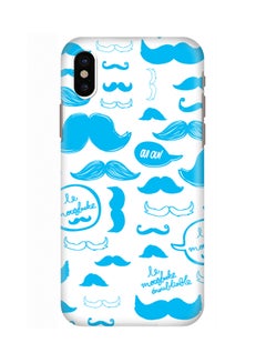 Polycarbonate Slim Snap Case Cover Matte Finish For Apple iPhone X Le Moustache