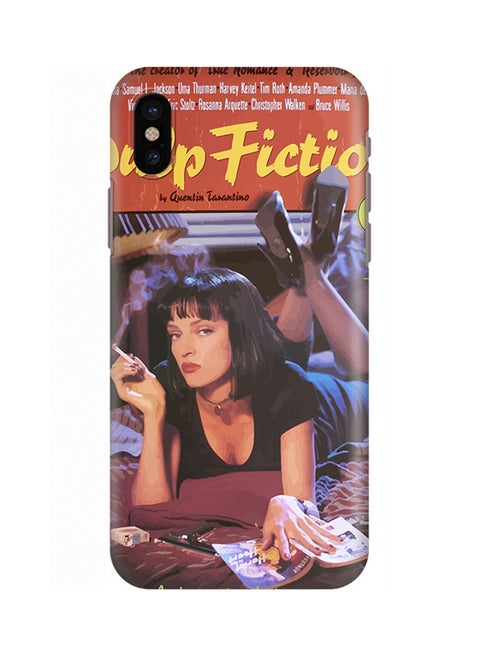 Polycarbonate Slim Snap Case Cover Matte Finish For Apple iPhone X Pulp Fiction