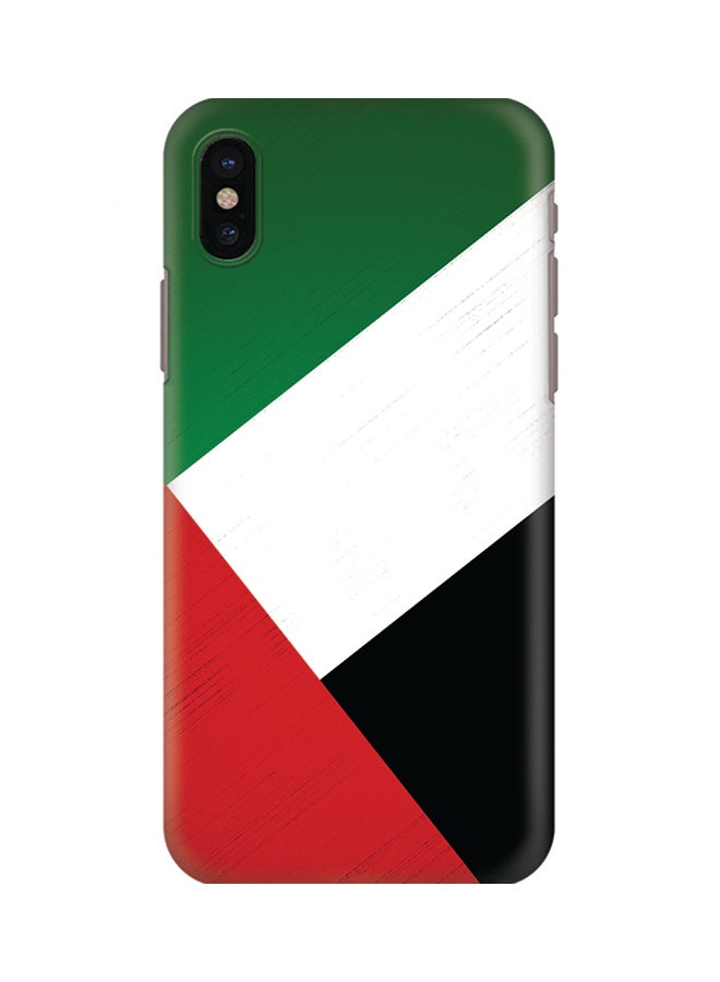 ستايلايزد غطاء محكم رفيع بمظهر غير لامع لهاتف آيفون اكس من أبل علم الإمارات العربية المتحدة - Image 1