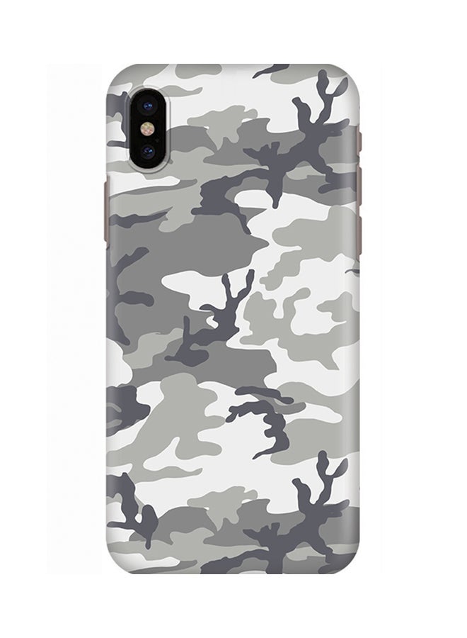 Stylizedd Polycarbonate Slim Snap Case Cover Matte Finish For Apple iPhone X Artic Camo - Image 1