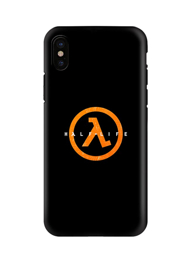 Stylizedd Polycarbonate Dual Layer Tough Case Cover Matte Finish For Apple iPhone X Half Life - Image 1