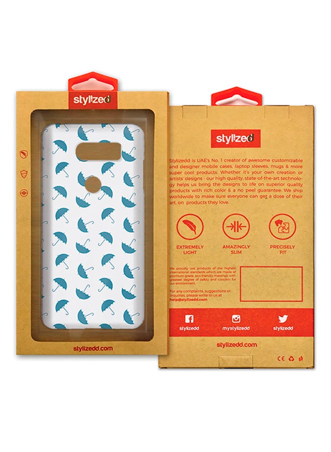 Stylizedd Polycarbonate Slim Snap Case Cover Matte Finish For LG V30 Falling Umbrellas - Image 2