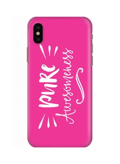 Slim Snap Case Cover Matte Finish For Apple iPhone X Pure Awesomeness
