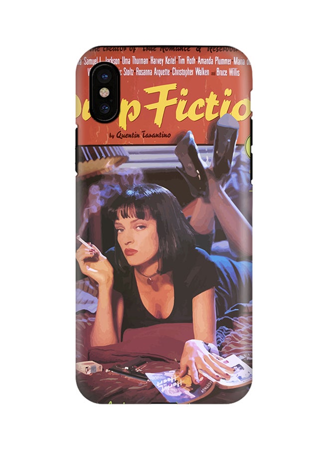 Stylizedd Polycarbonate Dual Layer Tough Case Cover Matte Finish For Apple iPhone X Pulp Fiction - Image 1