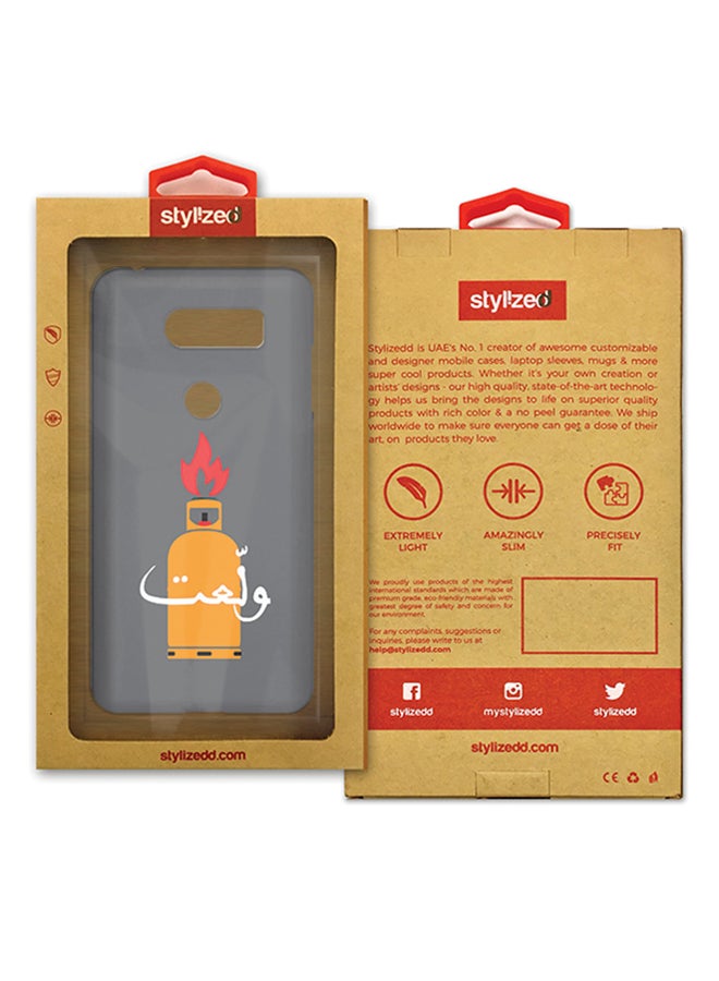 Stylizedd Polycarbonate Slim Snap Case Cover Matte Finish For LG V30 Getting Hotter - Image 2