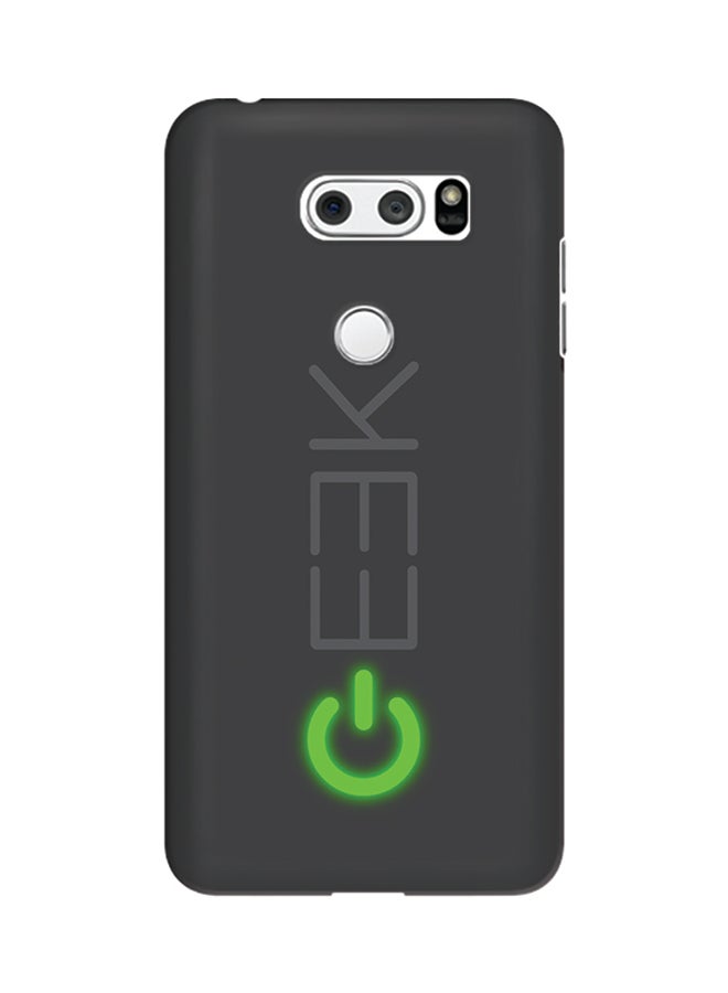 Polycarbonate Slim Snap Case Cover Matte Finish For LG V30 Geek On