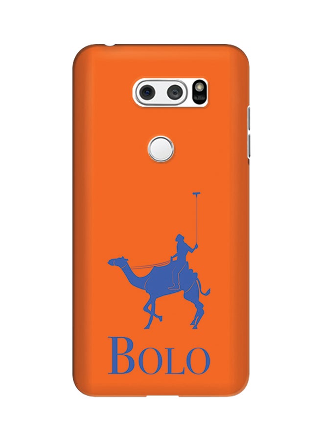 Stylizedd Polycarbonate Slim Snap Case Cover Matte Finish For LG V30 Bolo Orange - Image 1