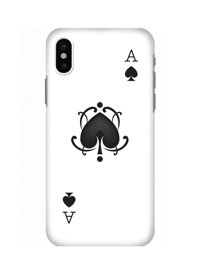 Stylizedd Polycarbonate Slim Snap Case Cover Matte Finish For Apple iPhone X Ace of Spades  - Image 1