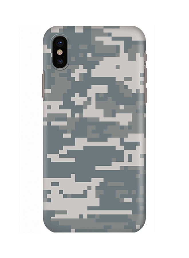 Stylizedd Polycarbonate Slim Snap Case Cover Matte Finish For Apple iPhone X Digital Camo  - Image 1