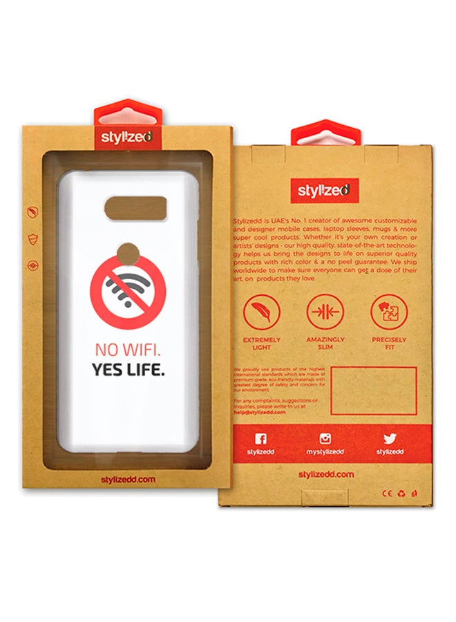 Stylizedd Polycarbonate Slim Snap Case Cover Matte Finish For LG V30 No Wifi, Yes Life - Image 2