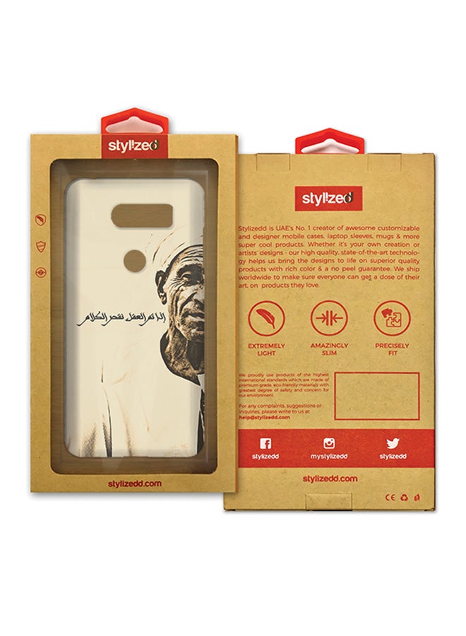 ستايلايزد غطاء رفيع محكم بمظهر غير لامع لهاتف ال جي في 30 تحدث بحكمة - Image 2