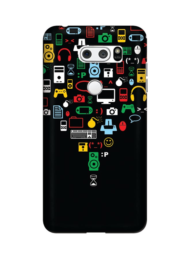 Stylizedd Polycarbonate Slim Snap Case Cover Matte Finish For LG V30 Convergence Black - Image 1