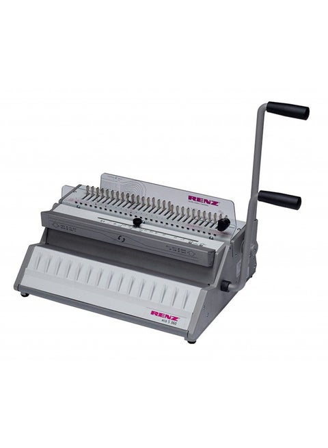 Wire Comb Binding Machine Grey