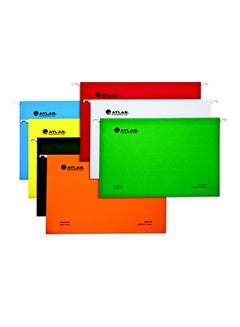 ATLAS 50-Piece Suspension File Green/Orange/Red 