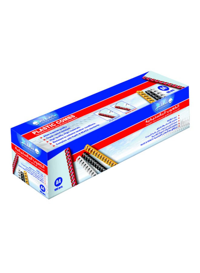 ATLAS - 100-Piece Bind Combs Multicolour - Image 1