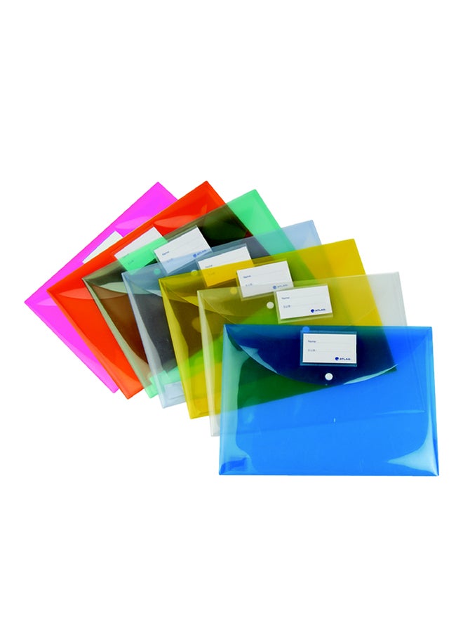 ATLAS - Plastic Folder With Card Tag Holder - Image 1
