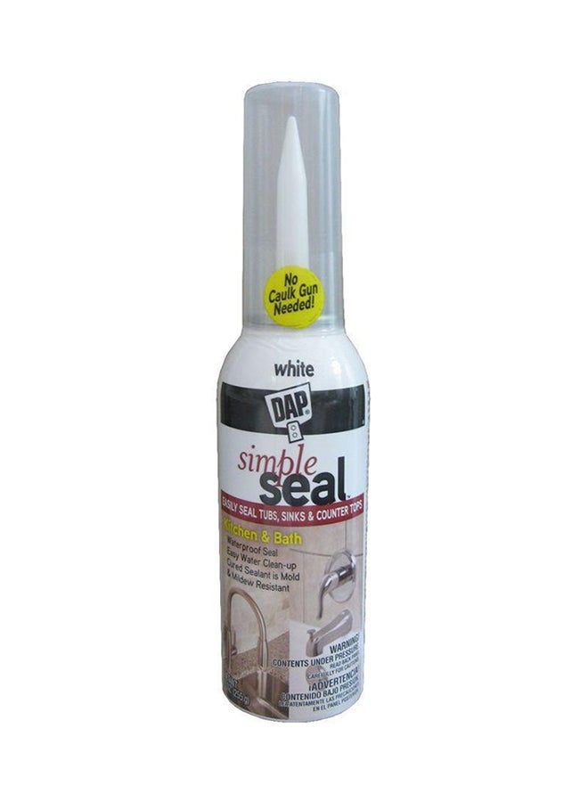 Dap - Simple Seal Kitchen and Bath Sealant White - Image 1