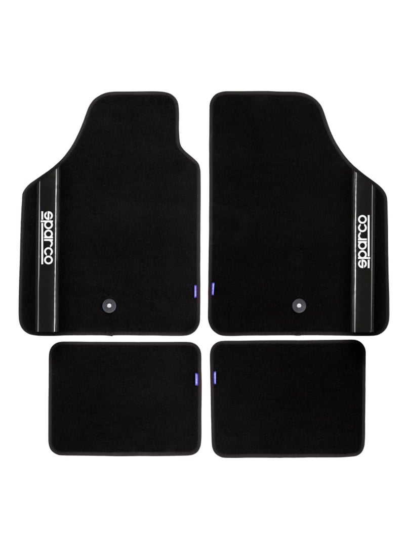 Sparco 4-Piece Car Floor Mat 