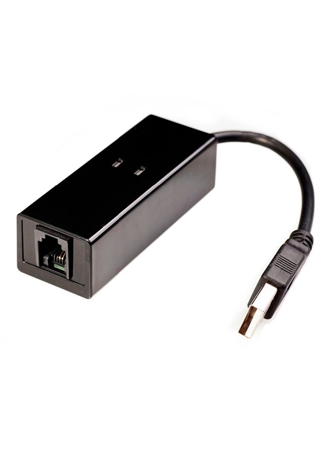 oem - USB 56K External Dial Up Fax Data Modem V.90 And V.92 Black - Image 1