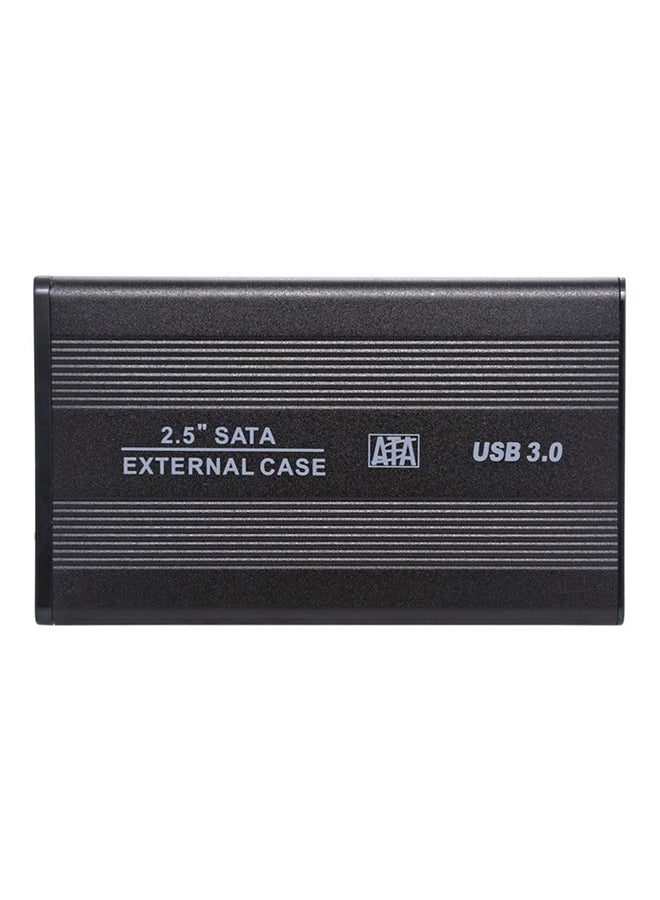 oem Hightech USB 3.0 External Hard Disk Case For PC and Laptop 2.5-Inch Black - Image 1