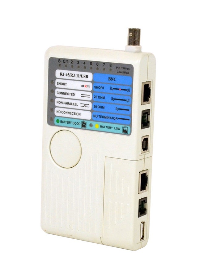 أو إي إم فاحص كابل الشبكة 4 في 1 أبيض - Image 1