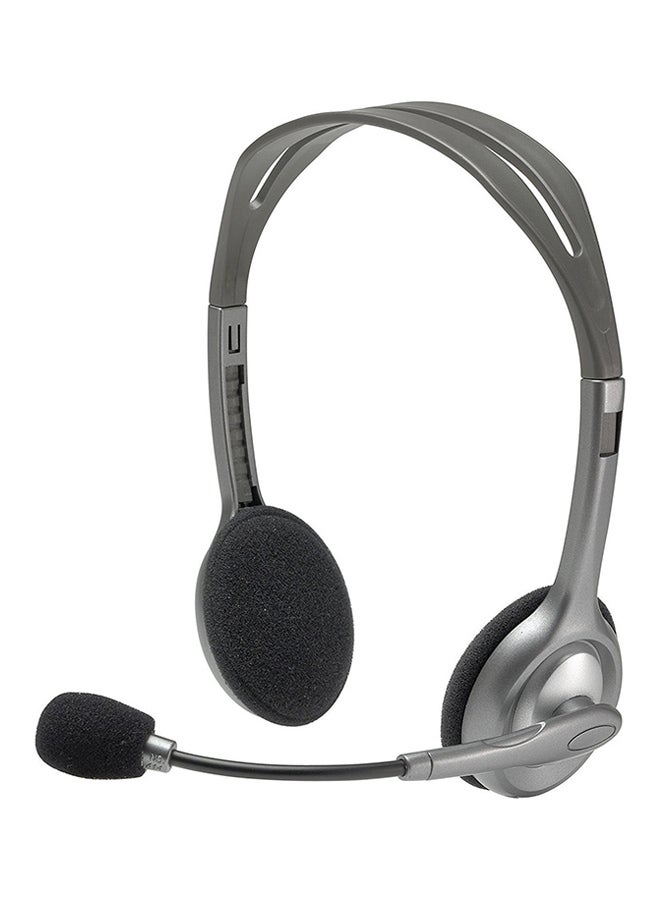Logitech - H110 headset Over-Ear Stereo Black/Grey - Image 1