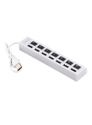 7-Port USB 2.0 Hub Adapter With On/Off Switch White - v1510738322/N12411175A_1