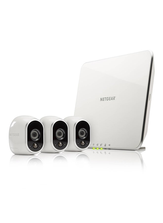 netgear Netgear Netgear Security System With 3 Cameras N12411189A