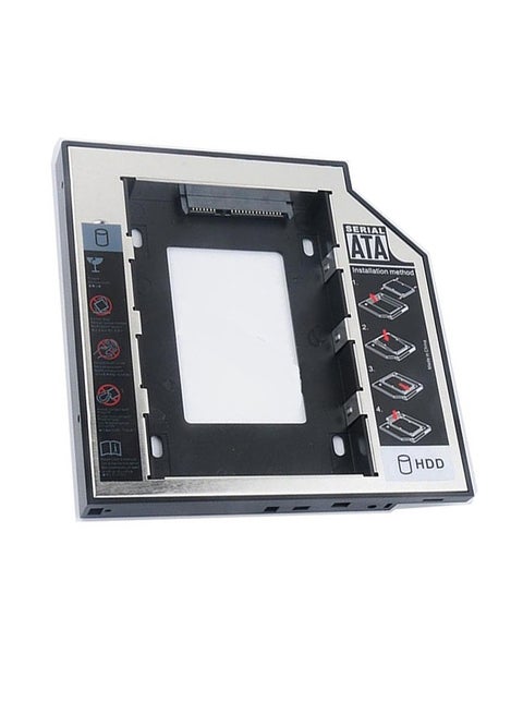 2nd HDD/SSD Disk Caddy Silver