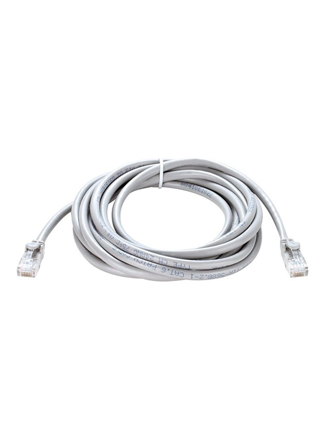 D-Link - Cat6 UTP Round Patch Cord Grey - Image 1