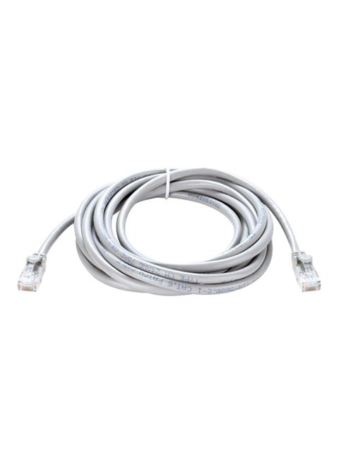 Cat6 UTP Round Patch Cord Grey