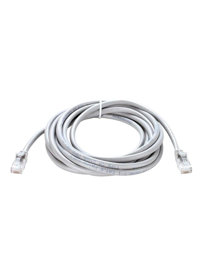 D-Link - Cat6 UTP Round Patch Cord Grey - Image 1