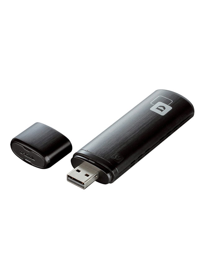 D-Link Wireless AC1200 Dual Band USB Adapter 1200 Mbps Black  - Image 2